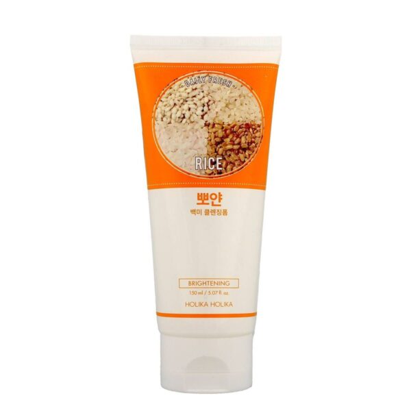 Holika Holika Daily Fresh Pianka oczyszczająca rozjaśniająca Rice 150ml
