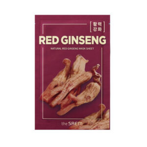 The SAEM Natural Mask Sheet Maska na tkaninie – Red Ginseng 21ml