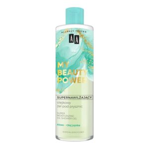AA My Beauty Power Supernawilżający Olejkowy Żel pod prysznic Aloes & Olej Jojoba 400ml