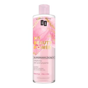 AA My Beauty Power Supernawilżający Olejkowy Żel pod prysznic Opuncja & Olej z Róży 400ml