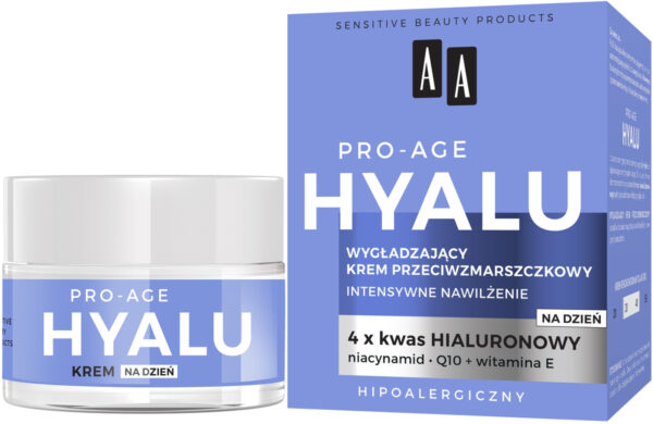 AA Pro-Age Hyalu Wygładzający Krem przeciwzmarszczkowy na dzień 50ml