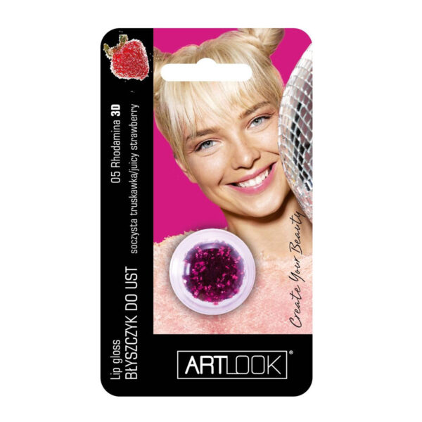 ART LOOK Błyszczyk do ust 3D nr 05 rhodamina – soczysta truskawka