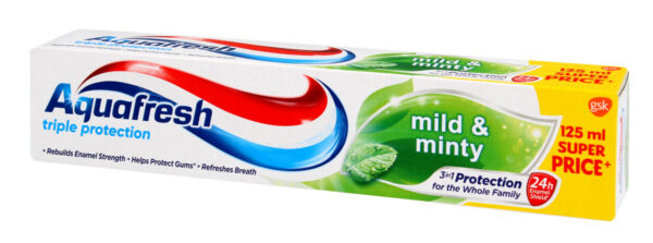 Aquafresh Pasta Triple Protection Mild & Minty 125ml