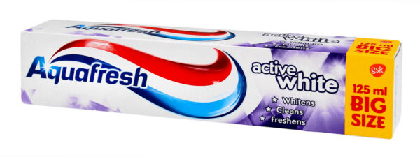 Aquafresh Pasta do zębów Active White 3w1  125ml