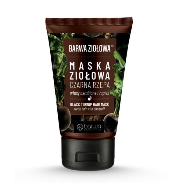 BARWA Ziołowa Maska do włosów Czarna Rzepa – włosy osłabione i  z łupieżem  120ml