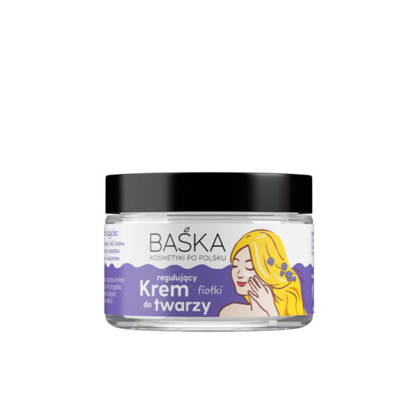 BAŚKA Krem do twarzy regulujący – fiołki 50 ml