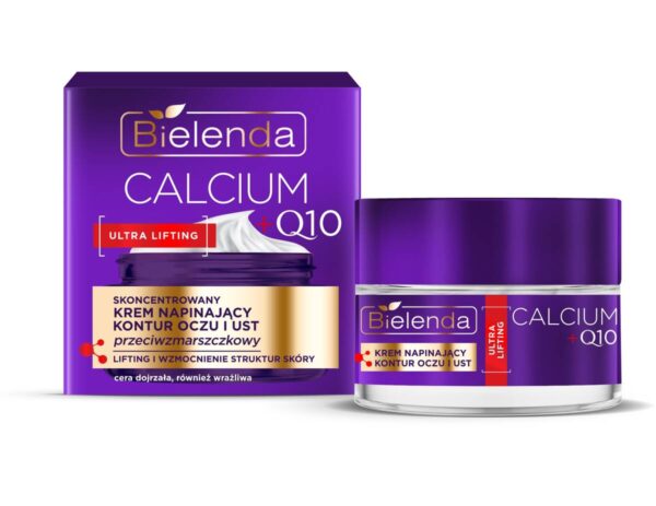 BIELENDA CALCIUM+Q10 Krem napinający kontur ust i oczu 15ml