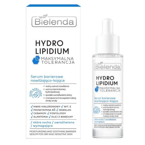 BIELENDA Hydro Lipidum Serum barierowe nawilżająco kojące - skóra sucha, uwrażliwiona 30ml