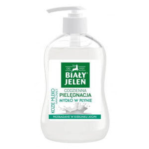 Biały Jeleń Mydło hipoalergiczne w płynie Kozie mleko 300ml