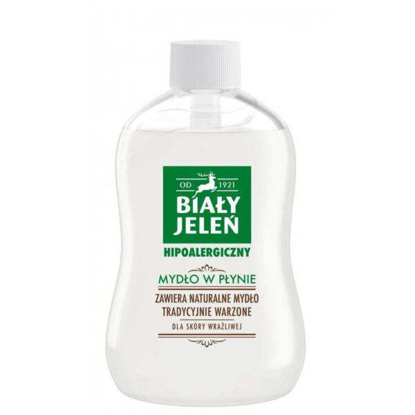 Biały Jeleń Mydło hipoalergiczne w płynie zapas 500ml