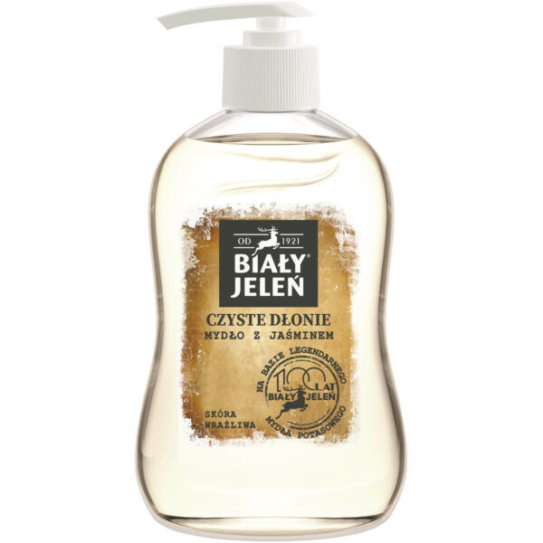 Biały Jeleń Retro Mydło w płynie z jaśminem – skóra wrażliwa  500ml