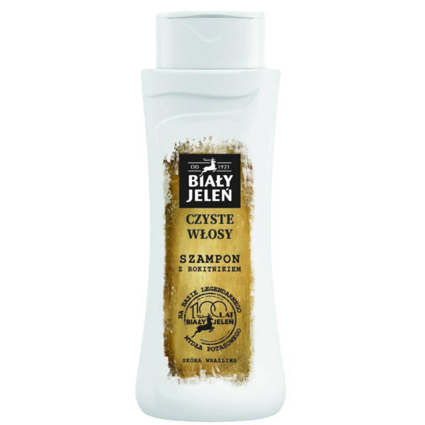 Biały Jeleń Retro Szampon do włosów z rokitnikiem – wrażliwa skóra głowy  300ml