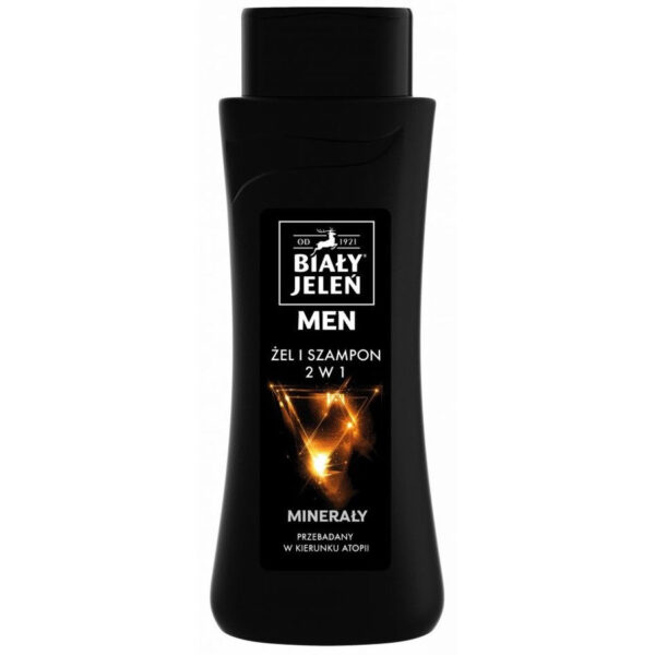 Biały Jeleń Szampon Żel hipoalergiczny 2w1 Men 300ml