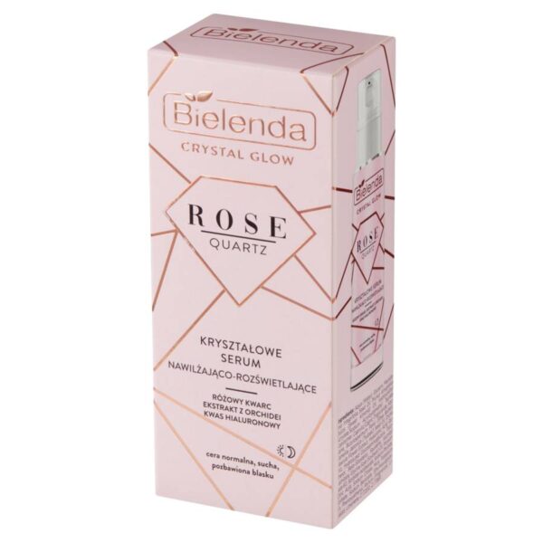 Bielenda Crystal Glow Rose Quartz Kryształowe Serum nawilżająco - rozświetlające 30ml