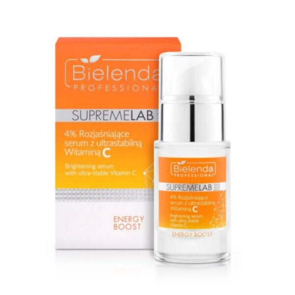 Bielenda Professional SupremeLAB Energy Boost Serum rozjaśniające skórę z ultrastabilną witaminą C 15ml