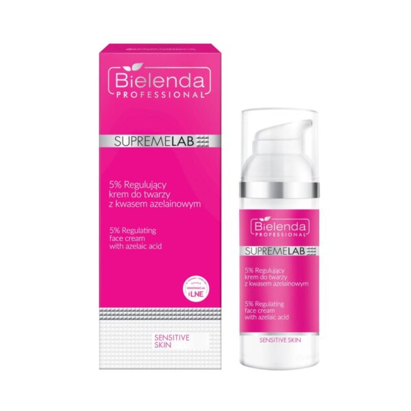 Bielenda Professional Supremelab Sensitive Skin 5% Regulujący krem do twarzy z kwasem azelainowym 50ml