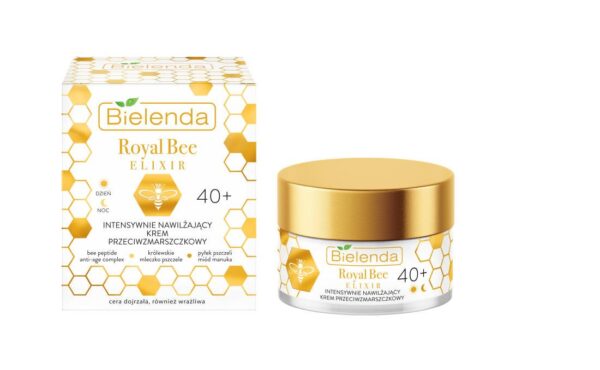 Bielenda Royal Bee Elixir Krem 40+ intensywnie nawilżający przeciwzmarszczkowy 50ml