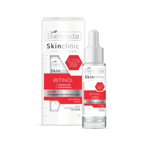 Bielenda Skin Clinic Professional Retinol Serum liftingująco-restrukturyzujące na noc 30ml