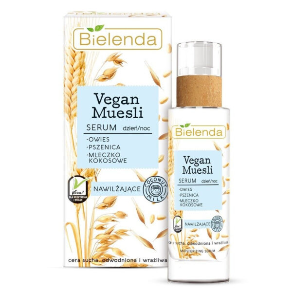 Bielenda Vegan Muesli Serum nawilżające na dzień i noc – cera sucha,odwodniona,wrażliwa 30ml