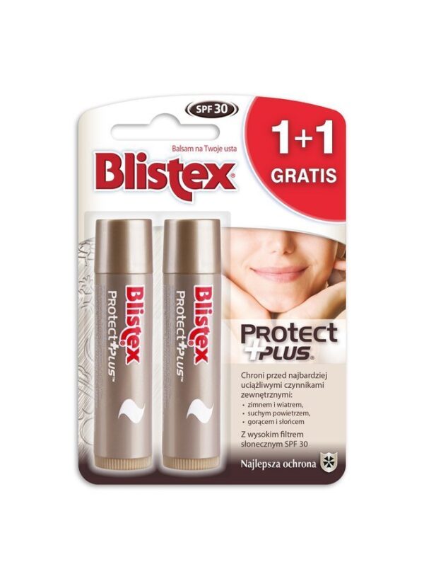 Blistex Balsam ochronny do ust Protect Plus 1+1(4.25gx2)