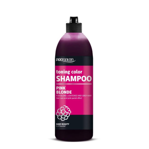 CHANTAL ProSalon Pink Blonde Szampon tonujący kolor do włosów blond,rozjaśnianych i siwych 500g