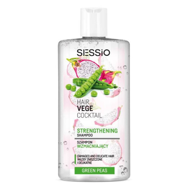 CHANTAL Sessio Hair Vege Coctail Szampon wzmacniający do włosów – Green Peas 300ml