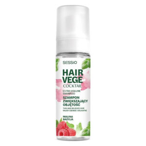 CHANTAL Sessio Hair Vege Szampon w piance zwiększający objętość włosów – Malina i Bazylia 175g