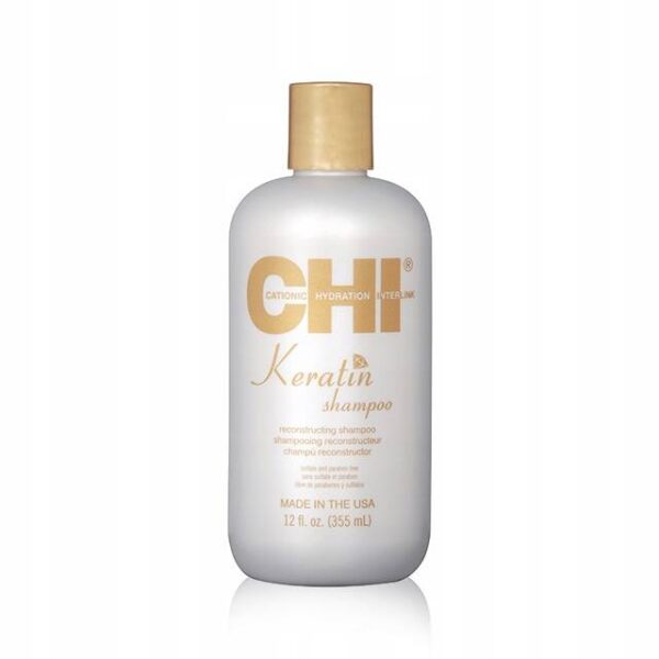 CHI Keratin shampoo Szampon regenerujący z keratyną 355ml - obrazek 2