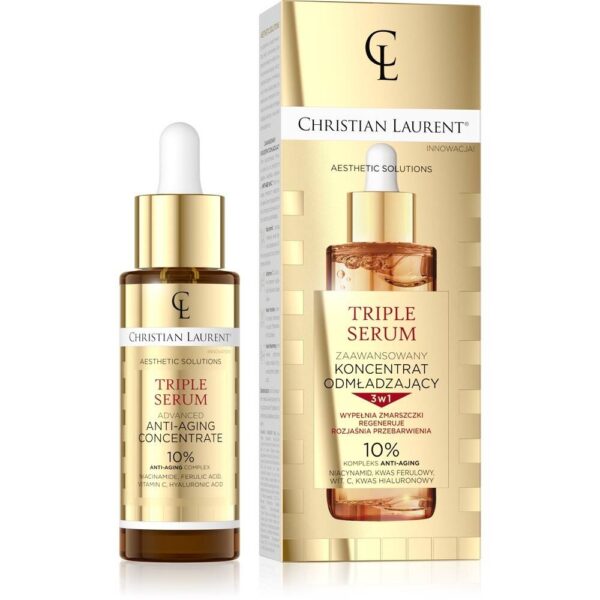 CHRISTIAN LAURENT Aesthetic Solutions Triple Serum Zaawansowany koncentrat odmładzający 3w1 30 ml