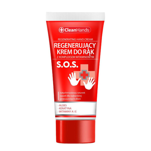 CLEAN HANDS Regenerujący krem do rąk S.O.S 30 ml