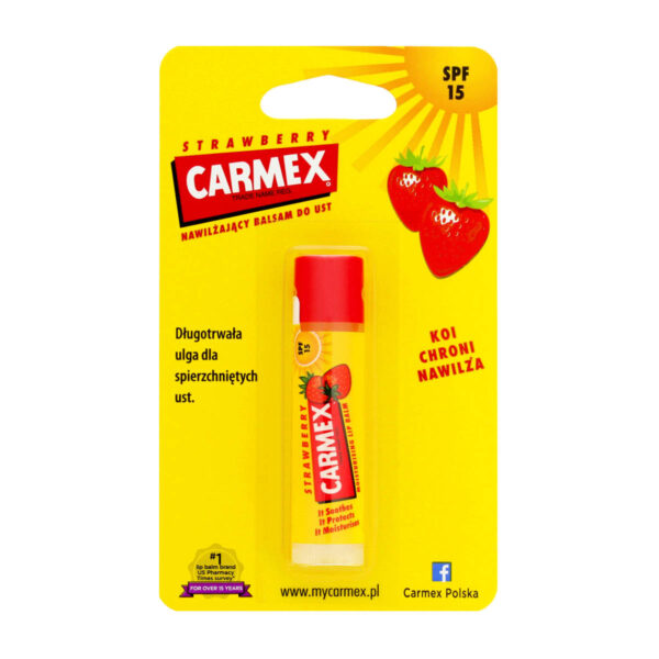 Carmex Pomadka ochronna w sztyfcie Truskawka  4,25g