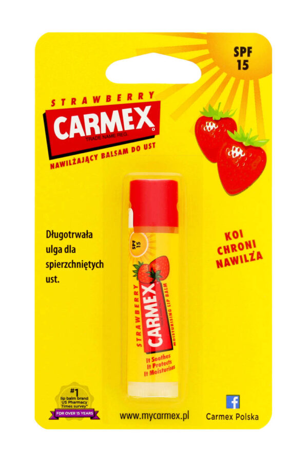 Carmex Pomadka ochronna w sztyfcie Truskawka  4,25g