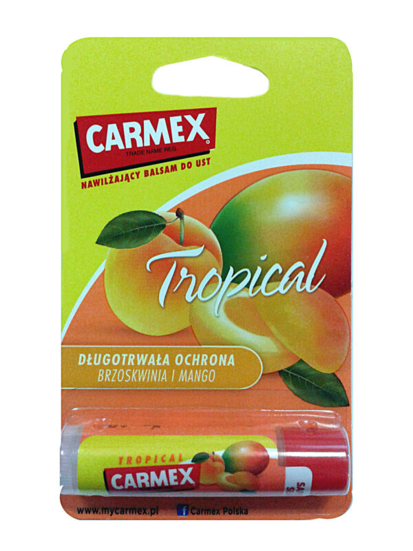 Carmex Pomadka ochronna w sztyftcie Tropical  4.25g - obrazek 2