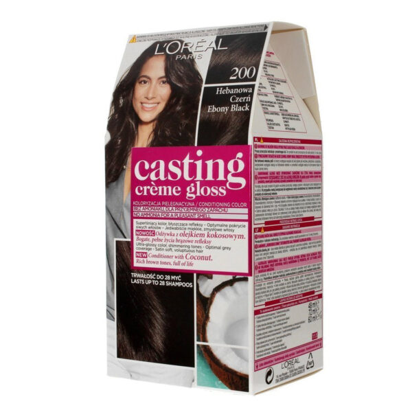 Casting Creme Gloss Krem koloryzujący nr 200 Hebanowa Czerń