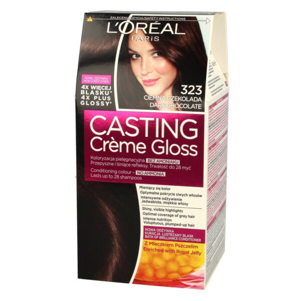 Casting Creme Gloss Krem koloryzujący nr 323 Ciemna Czekolada