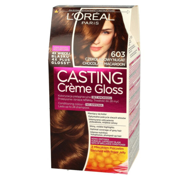 Casting Creme Gloss Krem koloryzujący nr 603 Czekoladowy Nugat