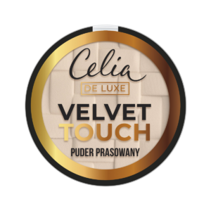 Celia De Luxe Puder w kamieniu Velvet Touch nr 101 Transparent Beige  9g
