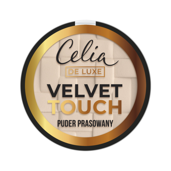 Celia De Luxe Puder w kamieniu Velvet Touch nr 101 Transparent Beige  9g