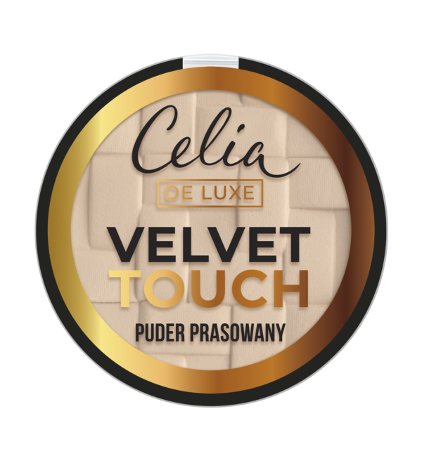 Celia De Luxe Puder w kamieniu Velvet Touch nr 102 Natural Beige  9g