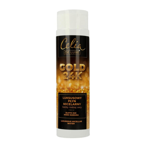 Celia Gold 24K Luksusowy Płyn micelarny – każdy rodzaj cery  200ml