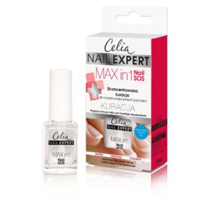 Celia Nail Expert Skoncentrowana kuracja do paznokci Max in 1 Nail SOS  10ml