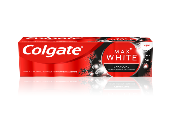 Colgate Pasta do zębów Max White Charcoal  75ml - obrazek 2