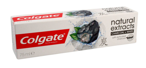 Colgate Pasta do zębów Natural Extracts Charcoal+White  75ml - obrazek 2