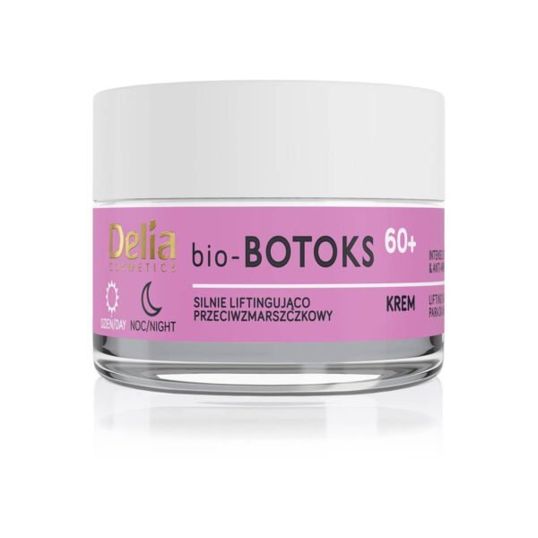 DELIA COSMETICS Bio-Botox Krem silnie liftingująco przeciwzmarszczkowy 60+ na dzień i noc 50ml