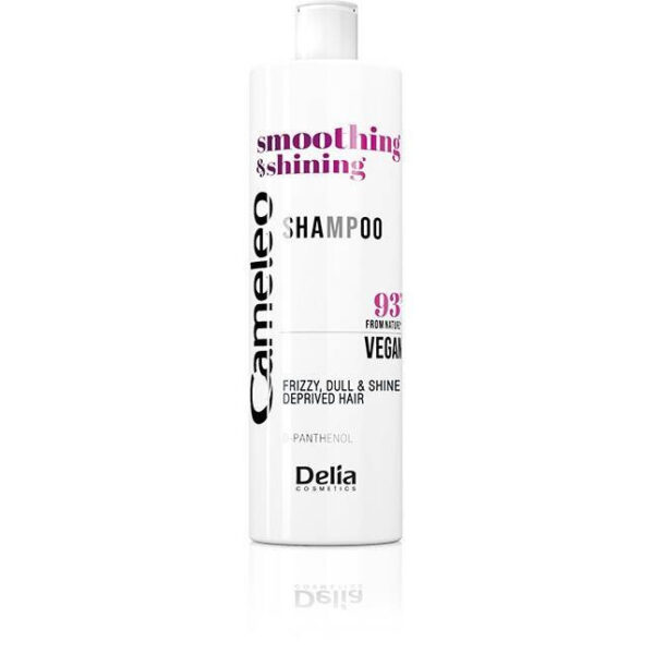 DELIA COSMETICS CAMELEO VEGAN Szampon Smoothing Shining do włosów 400ml