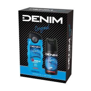 DENIM Original Zestaw prezentowy(dezodorant spray 150ml i żel pod prysznic 250ml)