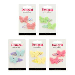 DONEGAL Ozdoby do włosów – spinki (FA-5604) – mix kolorów 1op.-2szt