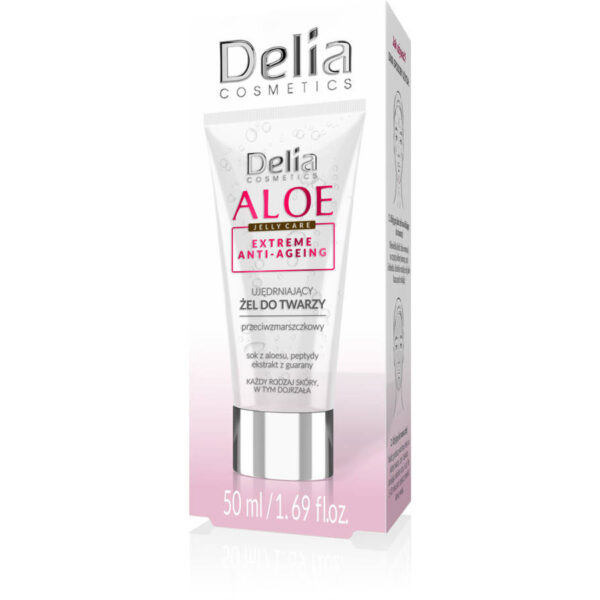 Delia Cosmetics Aloe Jelly Care Ujędrniający Żel do twarzy 50ml
