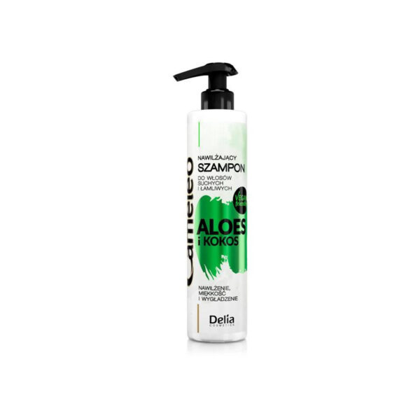 Delia Cosmetics Cameleo Aloes i Kokos Szampon nawilżający do włosów 250ml