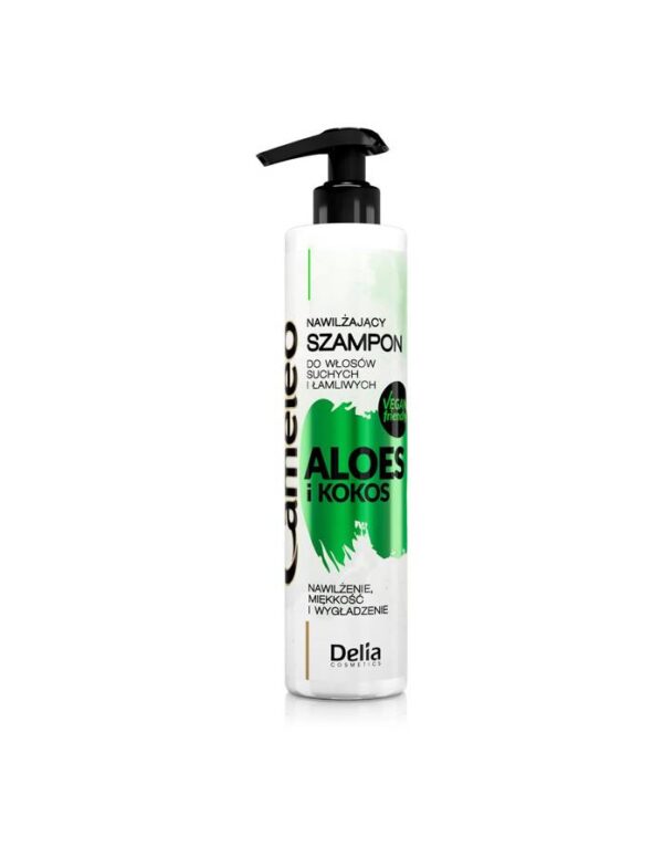 Delia Cosmetics Cameleo Aloes i Kokos Szampon nawilżający do włosów 250ml